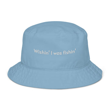 fishing hat Wishin' I was fishin'
