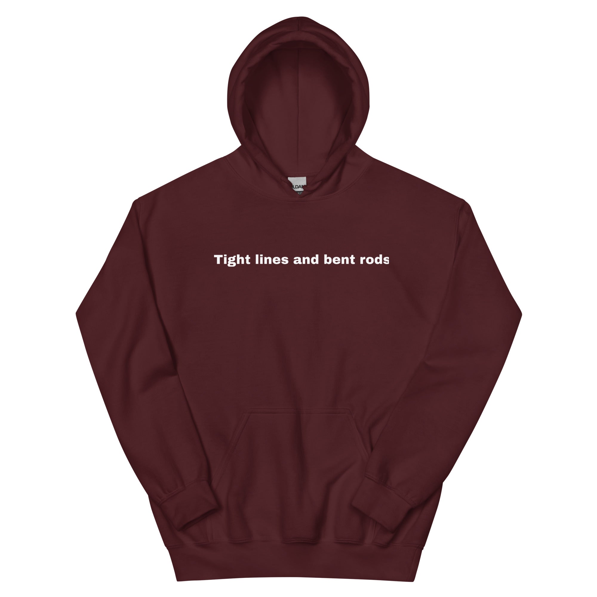 Unisex Hoodie Tight lines and bent rods