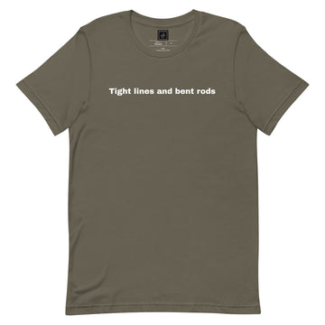 Unisex-T-Shirt tight lines and bent rods