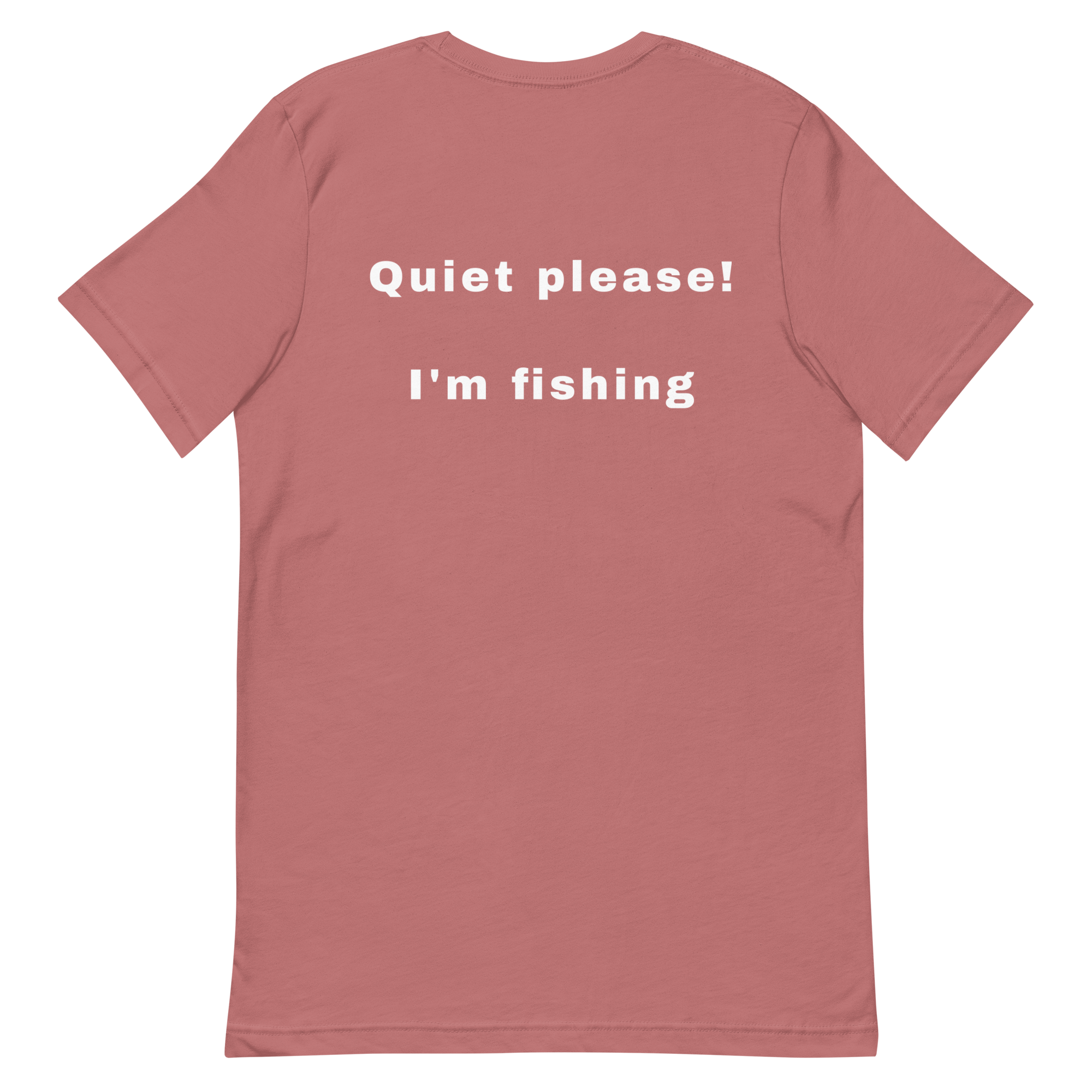 Unisex-T-Shirt Quiet please!